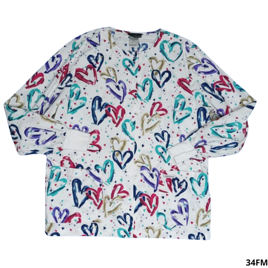 CUBREPOLVO ESTAMPADO CORAZONES 34FM