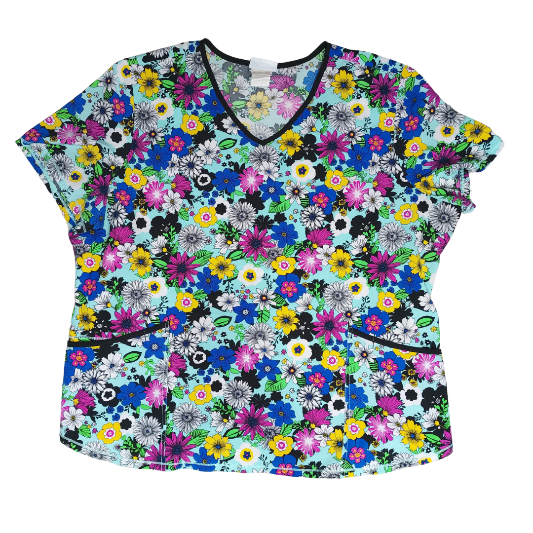 FILIPINA ESTAMPADO FLORES DE COLORES A7F2XL
